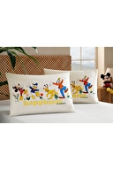 Özdilek Mickey Mouse Nomadic Disney Lisanslı 2'li Yastık Kılıfı