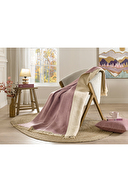 Özdilek Bicolor Çift Kişilik Pamuklu Battaniye 200x220 cm