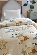 Özdilek Dinoasaur Tek Kişilik Çocuk Battaniyesi 150x220 cm