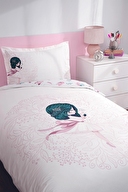 Özdilek Butterfly Ballet Tek Kişilik Lastikli Çarşaf Çocuk Nevresim Takımı