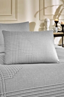 Özdilek Unique Çift Kişilik Lastikli Çarşaf Pike Takımı