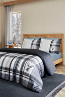 Cottons & Clouds Velvet Winter Lastikli Çarşaf King Size Saten Nevresim Takımı