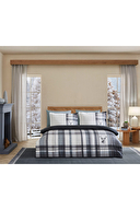 Cottons & Clouds Velvet Winter Lastikli Çarşaf King Size Saten Nevresim Takımı