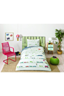 Özdilek Night Ride Tek Kişilik Lastikli Çarşaf Nevresim Takımı