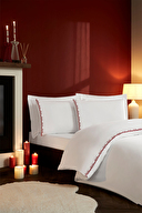 Özdilek Love Way Çift Kişilik Nakışlı Saten Nevresim Takımı