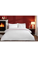 Özdilek Love Way Çift Kişilik Nakışlı Saten Nevresim Takımı