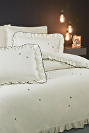 Özdilek Luminheart Çift Kişilik Lastikli Çarşaf Nevresim Takımı