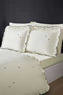 Özdilek Luminheart Çift Kişilik Lastikli Çarşaf Nevresim Takımı