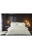 Özdilek Luminheart Çift Kişilik Lastikli Çarşaf Nevresim Takımı