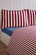 Özdilek Cabana Line Çift Kişilik Lastikli Çarşaf Nevresim Takımı