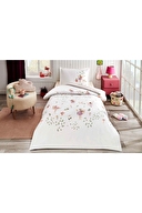 Özdilek Fairy Blossom Tek Kişilik Lastikli Çarşaf Nevresim Takımı