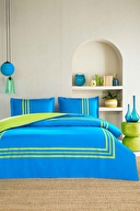 Özdilek Neon Frame Çift Kişilik Lastikli Çarşaf Nevresim Takımı