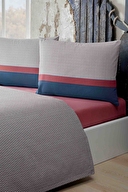 Özdilek Futurista Tek Kişilik Lastikli Çarşaf Pike Takımı