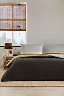 Özdilek Futurista Çift Kişilik Lastikli Çarşaf Pike Takımı