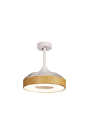 Orbus VL5 Estetik Tasarımlı Uzaktan Kumandalı LED Tavan Vantilatörü - Ayarlanabilir Işık ve Hız Kontrolü