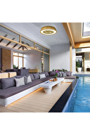 Orbus VL8 LED Tavan Vantilatör (Dış Mekan Kullanımı İçin Uygun) - Uzak Kumanda ile Renk Sıcaklığı ve Hız Ayarı