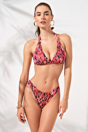 Pierre Cardin Kadın Dudi Kaplı Üçgen Bikini 231224-DPMB