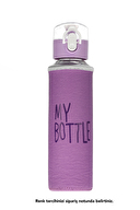My Bottle Deri Kılıflı Cam Matara 480 Ml Enjoy