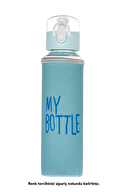 My Bottle Deri Kılıflı Cam Matara 480 Ml Enjoy