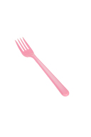 Taktik 10'lu Plastik Lüks Çatal Pembe/Mavi