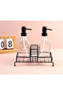 Brillant Standlı Cam Sıvı Sabunluk 2'li 500 cc