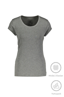 Blackspade Kadın Modal/Tencel Silver Tişört 1622.GRML