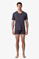 Blackspade Erkek Modal/Tencel Silver Tişört 9308.ANT