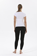 Yıldız Kadın Likralı Kısa Kollu Tişört Likralı 2140