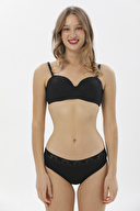 Yıldız Kadın Likralı Beli Dantelli Bikini Külot 3528