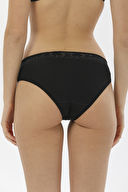 Yıldız Kadın Likralı Beli Dantelli Bikini Külot 3528