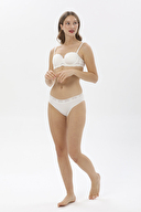 Yıldız Kadın Likralı Beli Dantelli Bikini Külot 3523