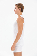 Yıldız Erkek Süper İnce V Yaka Sıfır Kol Atlet 123