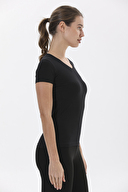 Yıldız Kadın Likralı V Yaka Kısa Kollu 2371