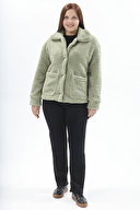 First Company Kadın Peluş Ceket 2524BS109419