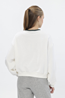 First Company Denim Kadın Baskılı Sweatshirt 2524BS130003