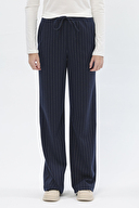 First Company Denim Kadın Çizgili Pantolon 2524BS104393