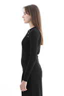 First Company Denim Kadın Düğme Detaylı Bluz 2524BS110252