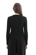 First Company Denim Kadın Düğme Detaylı Bluz 2524BS110252