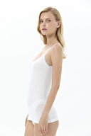 Öts Kadın Likralı Dantel Askılı Atlet 3050