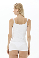 Öts Kadın Likralı Dantel Askılı Atlet 3050