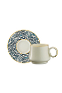 Sandro Moreno Şangay Yüzük Gold Kahve Fincanı Seti 12 Parça