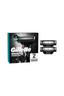 Gillette Mach3 2'Li Bıçak Charcoal