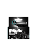 Gillette Mach3 4lü Bıçak Charcoal