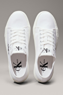 Calvin Klein Jeans Kadın Flatform+ Cupsole Low TXT Ayakkabı YW0YW0103301T