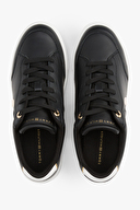 Tommy Hilfiger Kadın Essential Chic Court Sneaker Ayakkabı FW0FW08322BDS