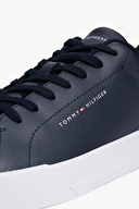 Tommy Hilfiger Erkek Th Court Lth Detail Ess Ayakkabı FM0FM05367DW5