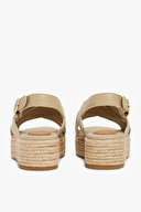 Tommy Hilfiger Kadın Denim Espadrille Platform Sandalet FW0FW08669ACC