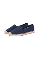 Tommy Hilfiger Kadın Flag Canvas Espadrille Ayakkabı FW0FW08541DW6