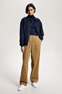 Tommy Hilfiger Kadın Golden HW Court Sneaker Ayakkabı FW0FW075600K7