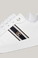 Tommy Hilfiger Kadın Webbing Court Sneaker Ayakkabı FW0FW08071YBS